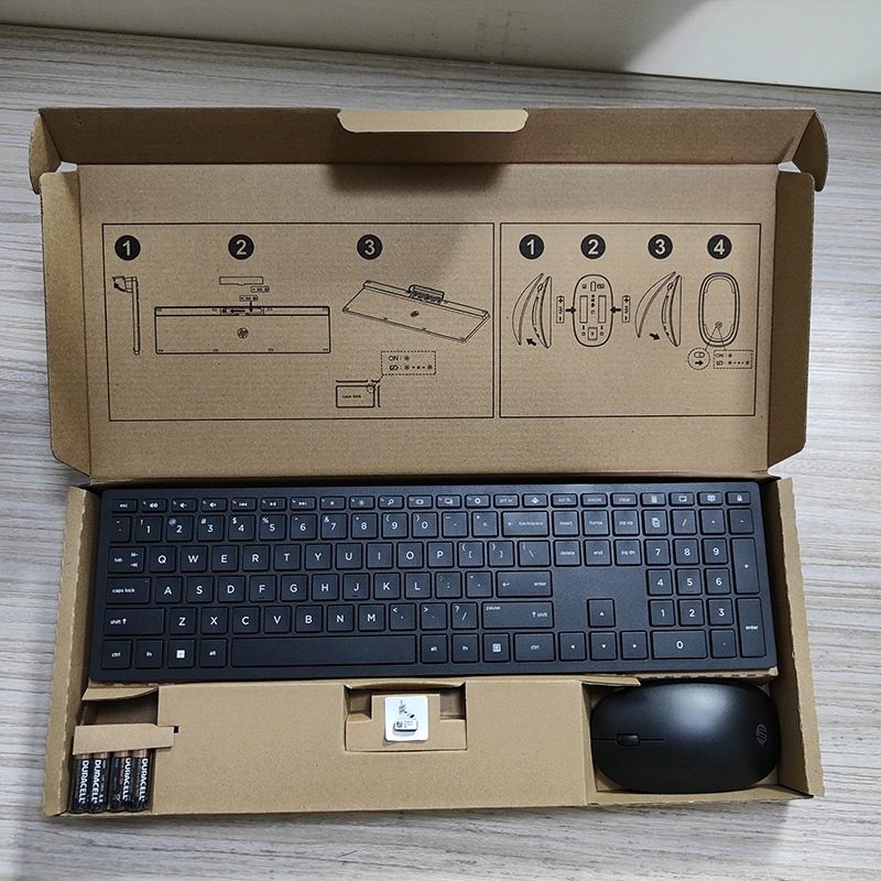 For HP HSA-P003K high-end 2.4G wireless silent keyboard and mouse