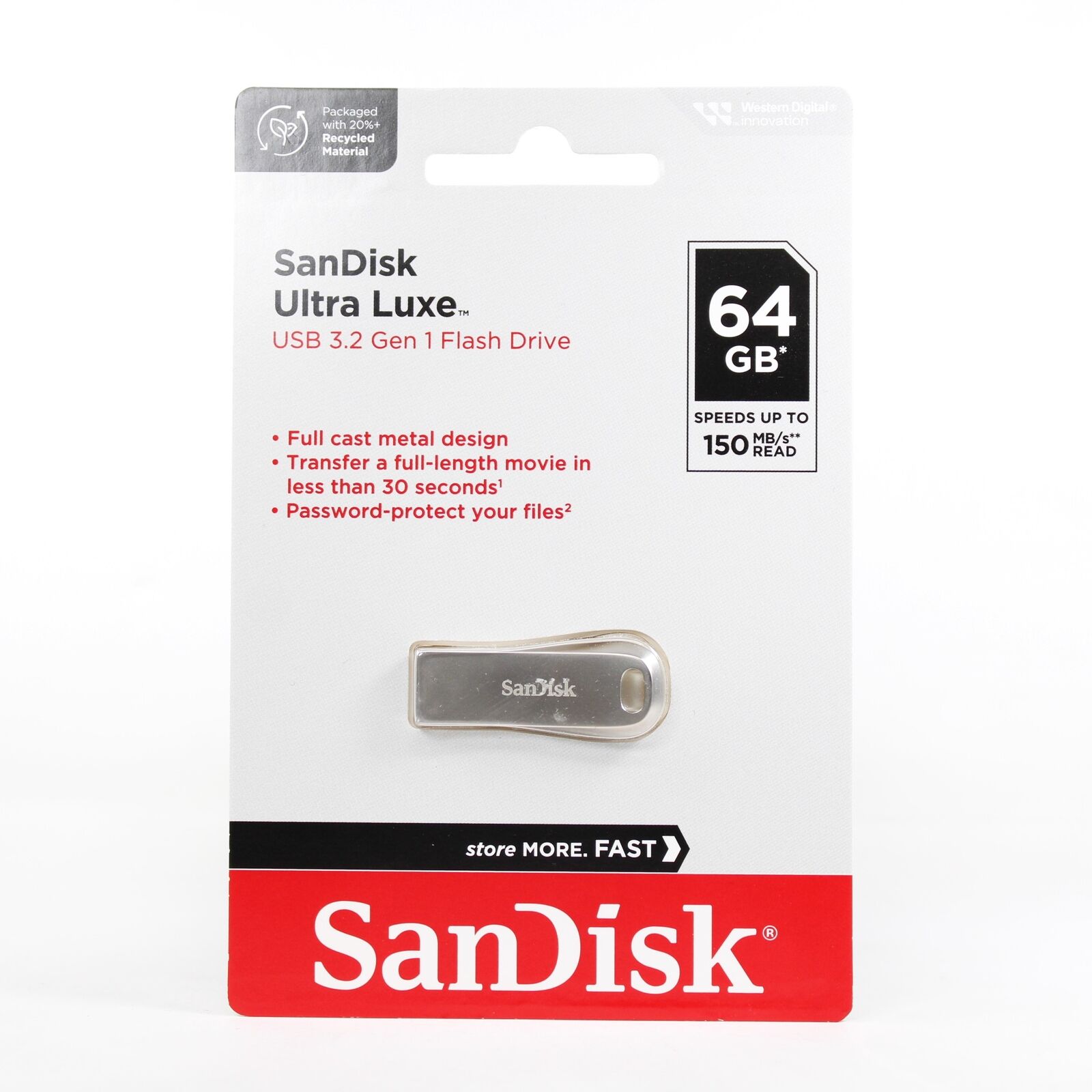 Sandisk Ultra Luxe 64GB USB 3.1 Flash drive SDCZ74-064G-G46