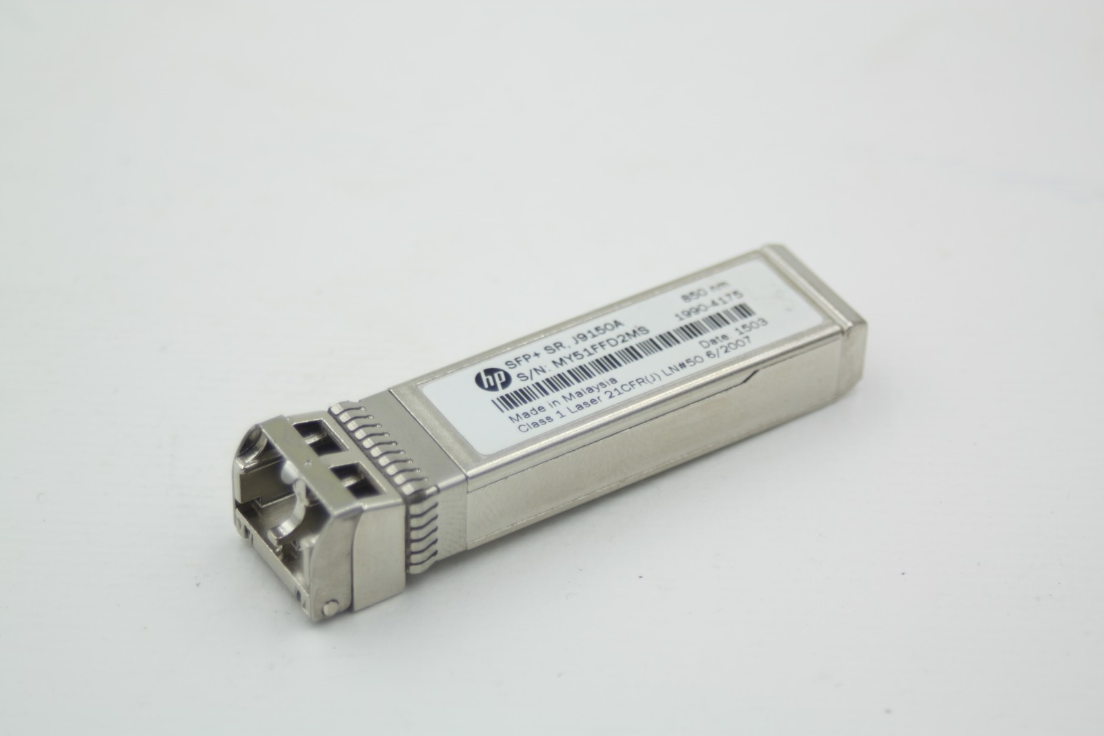 HP HPE J9150A 1990-4175 10G SFP+ SR 850nm Multimode LC Transceiver Module