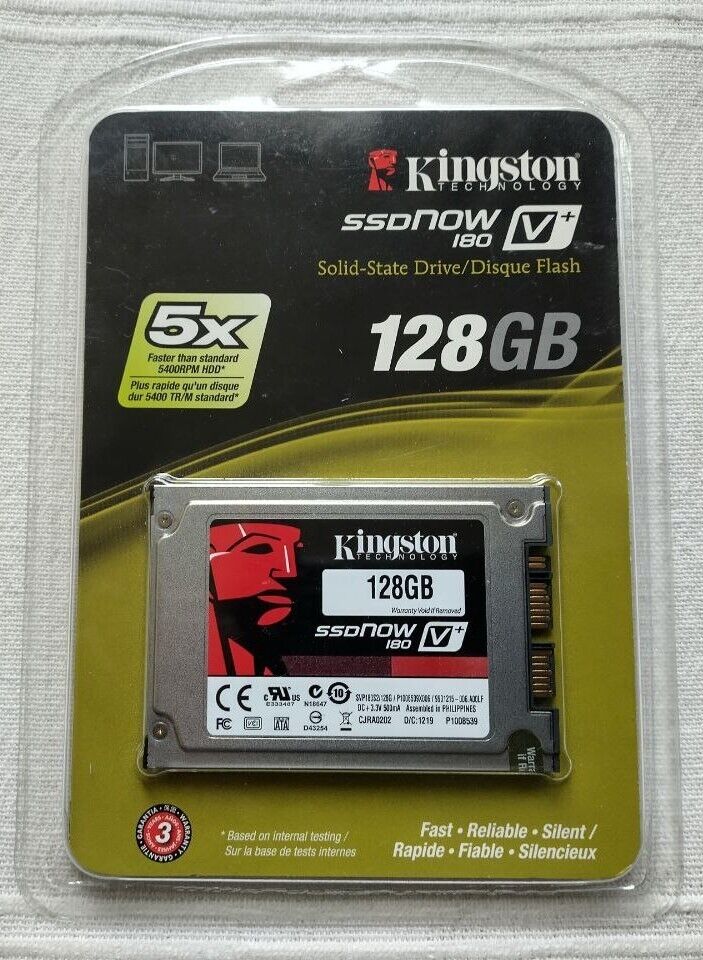 Kingston SVP180S2/128GB SSDNow V+180 Micro SATA II 1.8-In SSD Drive
