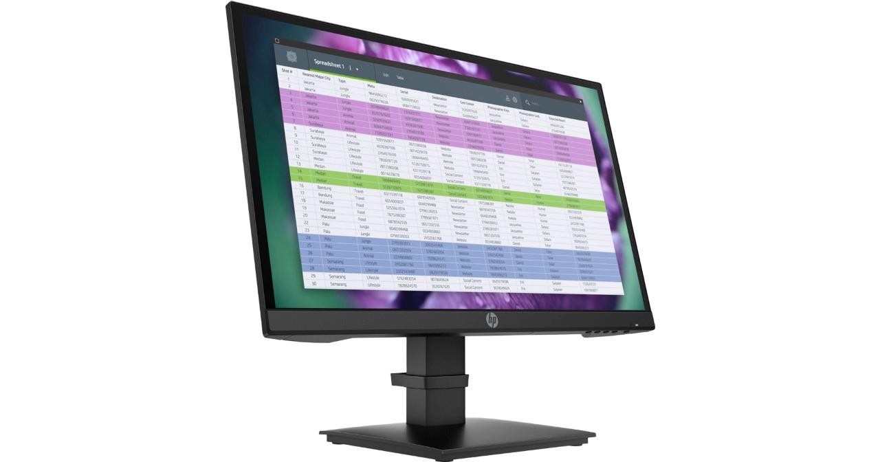 HP P22 G4 21.5" Display16:9 60 Hz IPS Monitor, Black (1A7E4AA)