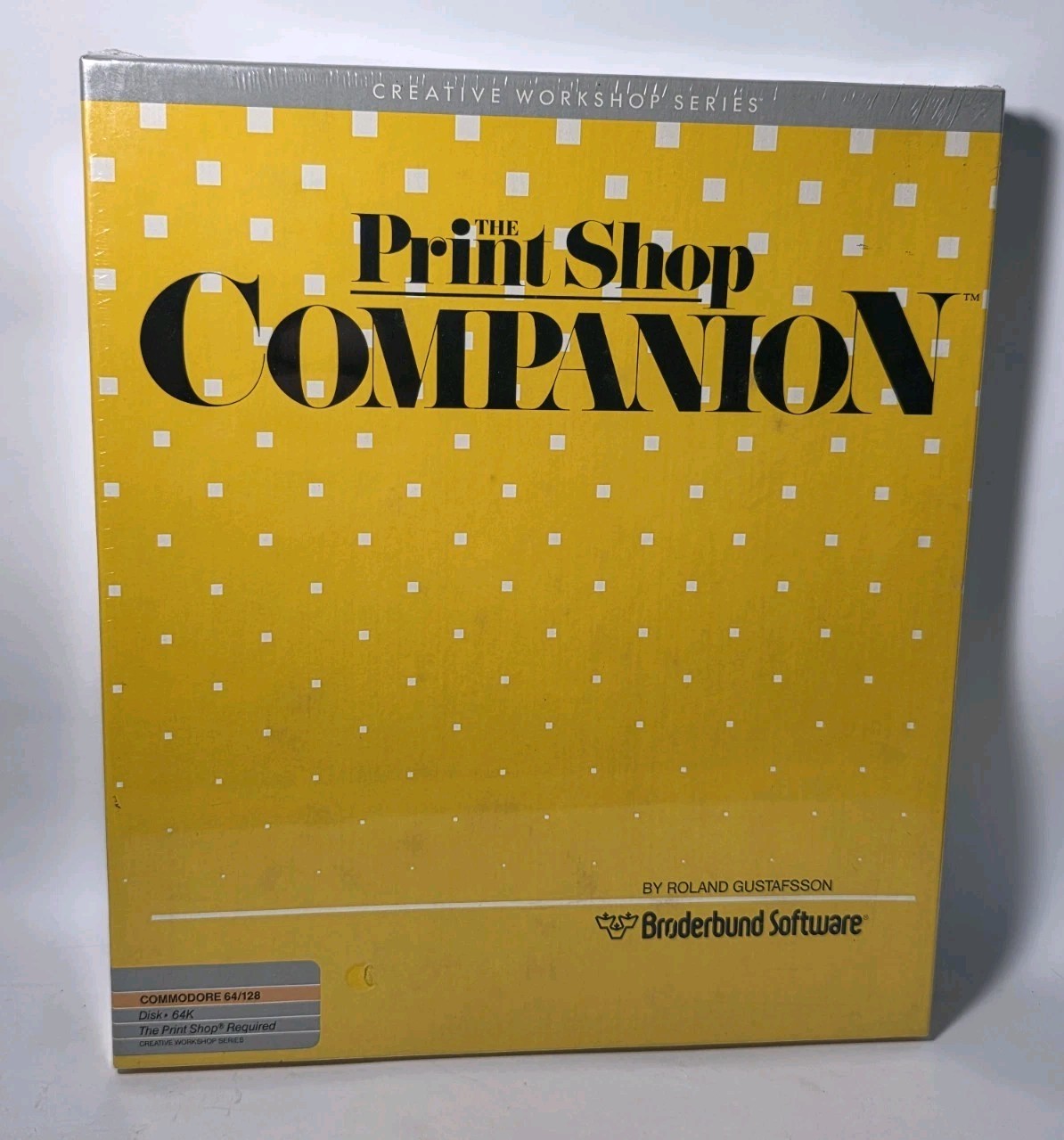 Vtg NEW SEALED The New Print Shop Companion For Commodore 64/128