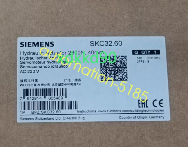 1PC Siemens hydraulic actuator SKC32.60 brand new FedEx or DHL