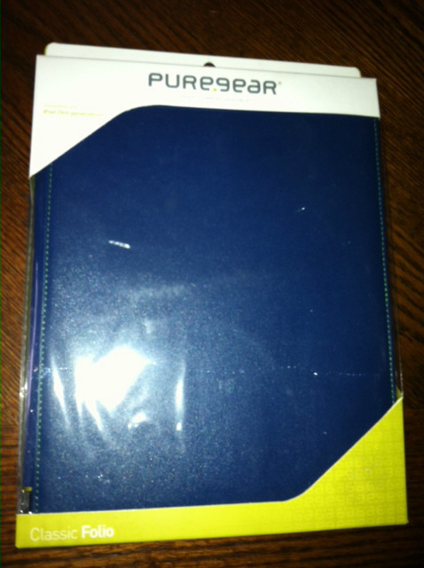 Pure Gear iPad Folio Case. Brand New. Blue.