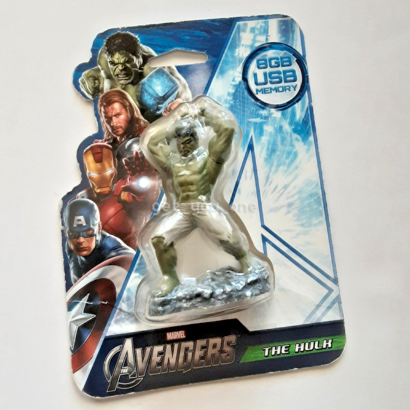 NWT Dane-Elec Marvel Avengers The Hulk 8GB USB Memory Flash Drive Figural