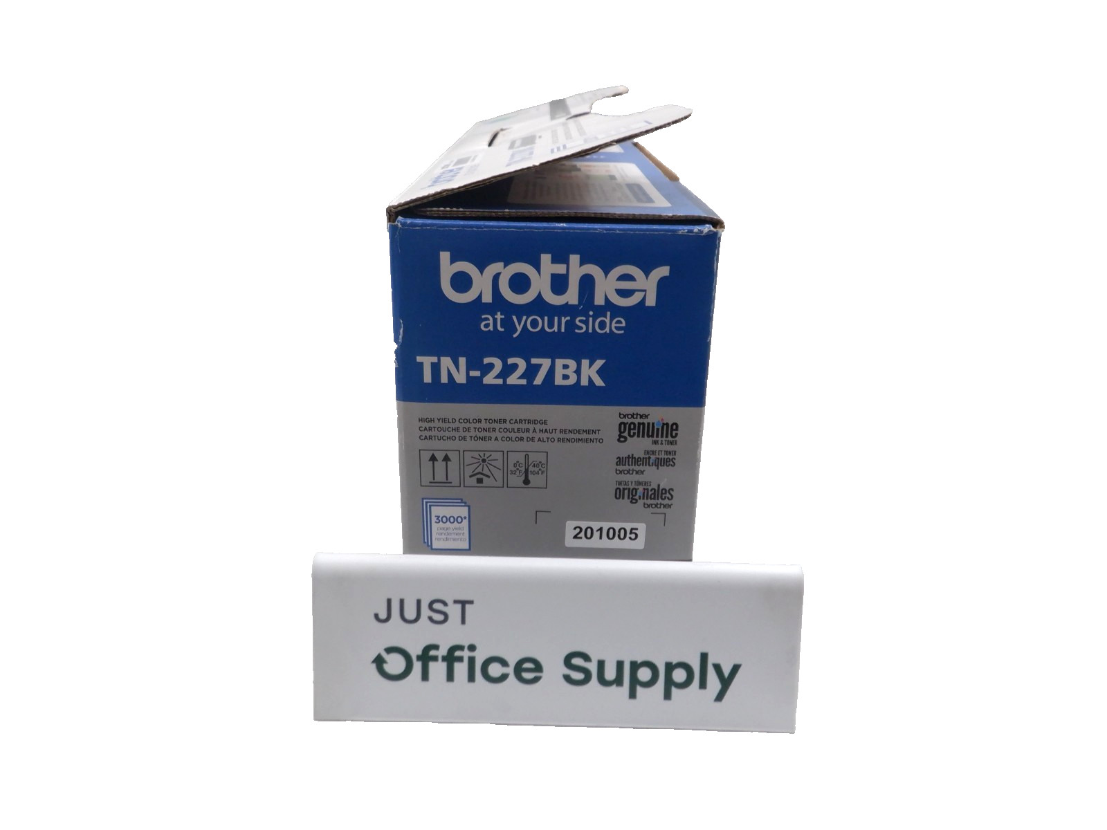 Genuine Brother TN227BK TN-227 Black High Y.Toner Cartridge F.Shipping *OPEN BOX