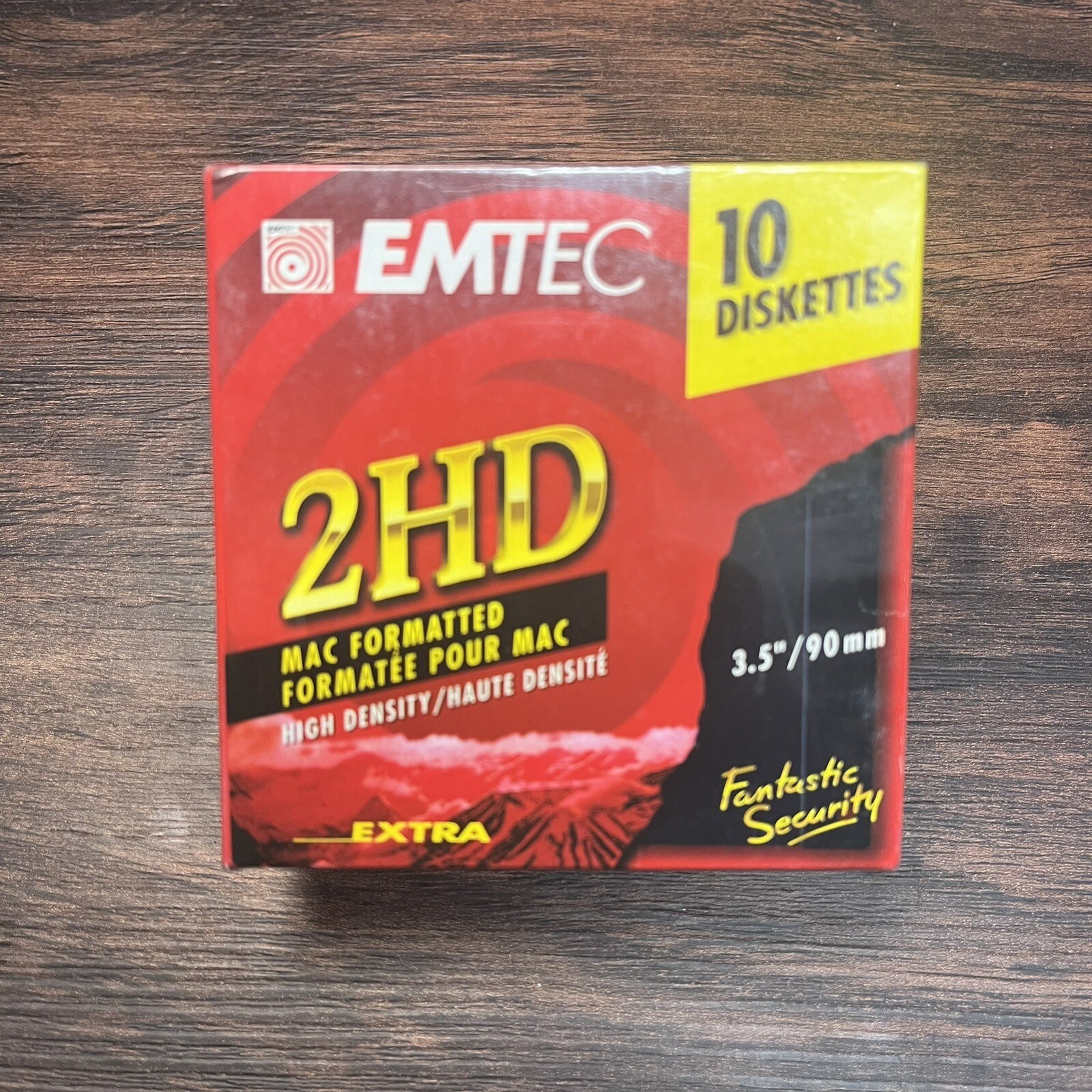 Emtec BASF 3.5” Floppy Disk 10 Pack New Sealed MAC Formatted