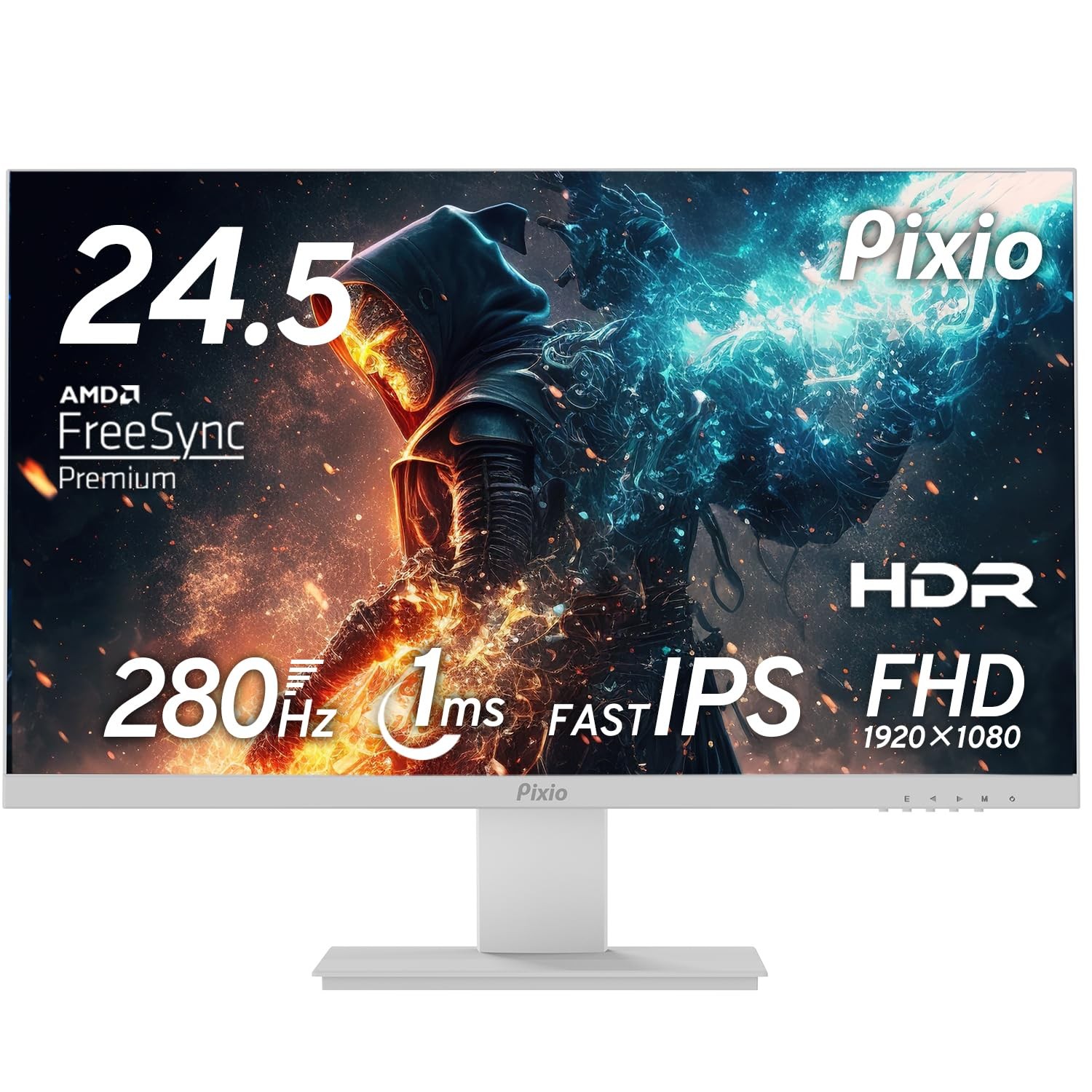 Pixio PX259 Prime Gaming Monitor 24.5 inch 280Hz FHD IPS HDR White Japan