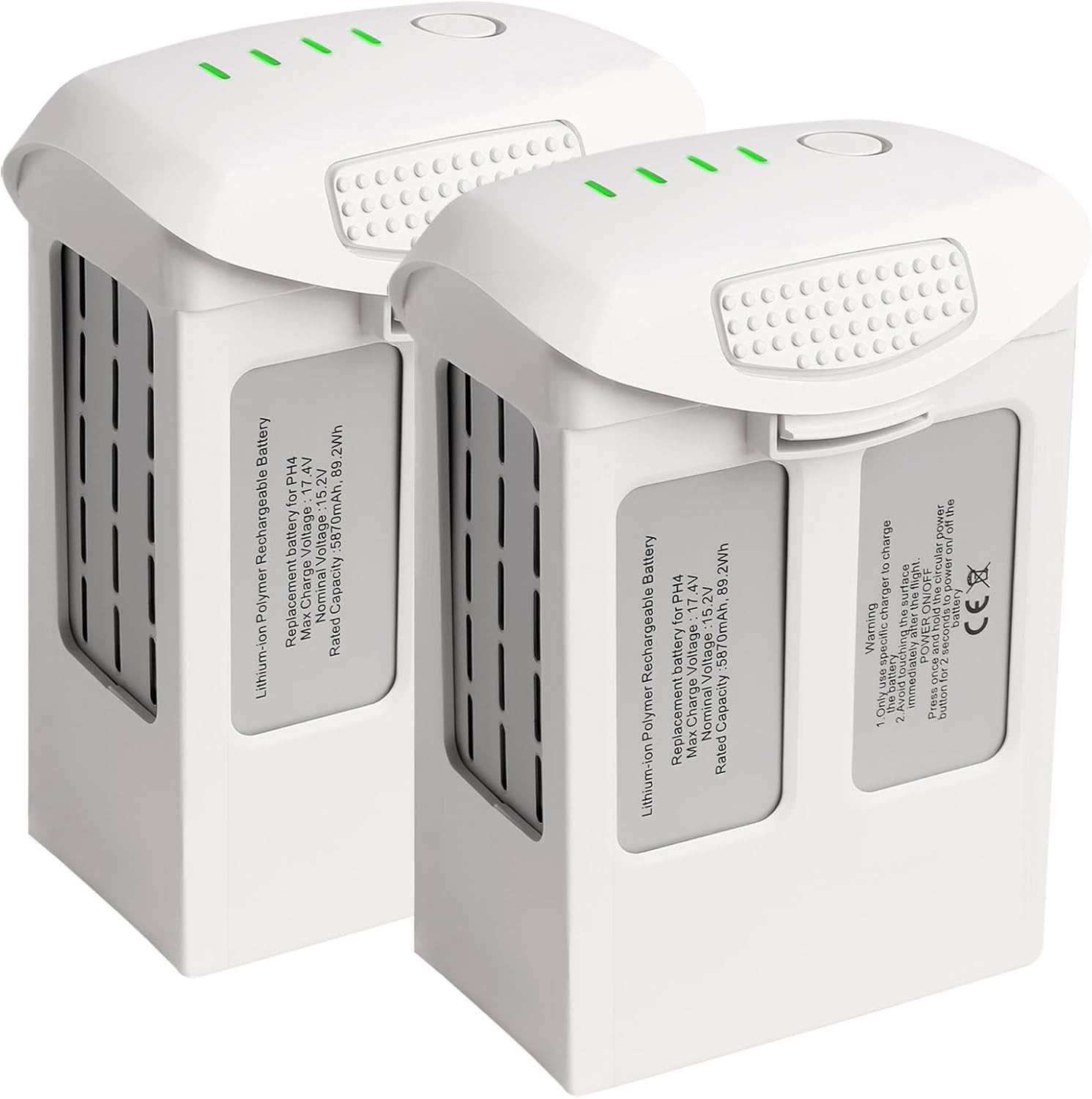 Drone Battery 2 Pack 5870mAh 15.2V Intelligent Flight Replacement