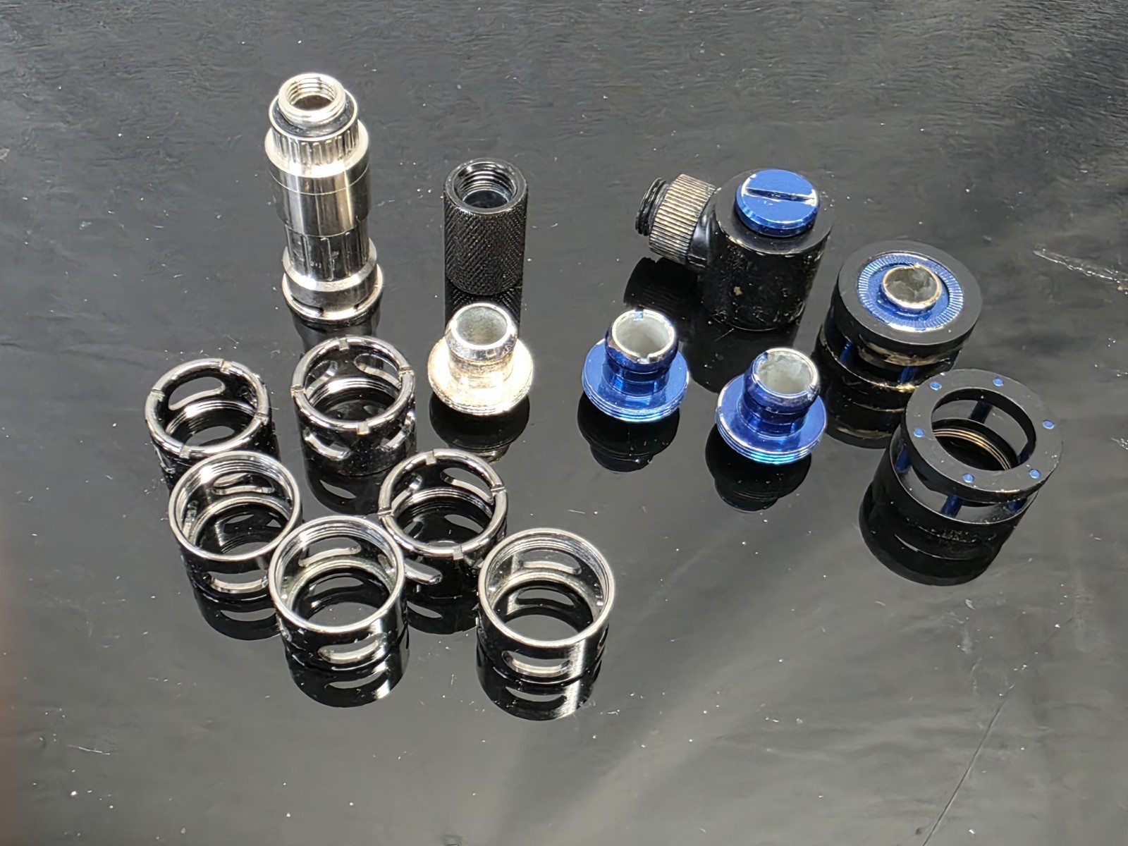 Koolance VL3N PC Water Cooling Fittings Lot Quick Disconnect Compression