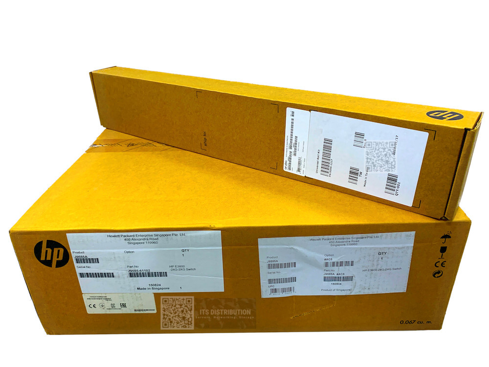 J9585A I Brand New HPE 3800-24G-2XG Switch + J9583A Rail Kit