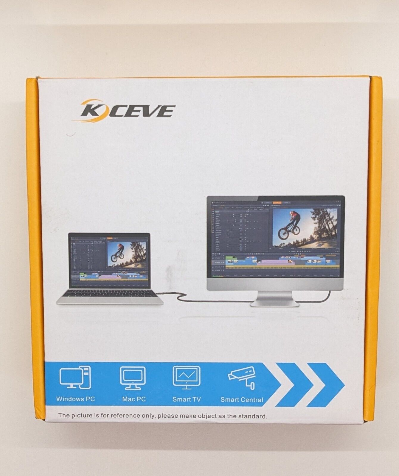 KCEVE USB 3.0 Switch, USB Switch Selector 4 Computer Sharing 4 USB Devices 