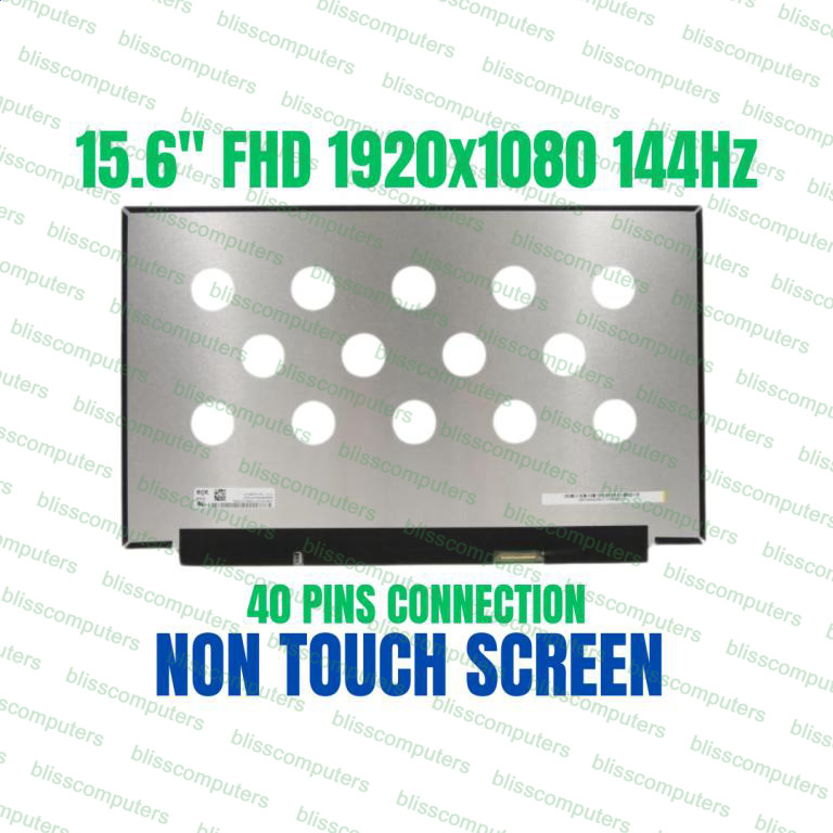NV156FHM-N4G V3.3 NV156FHM-N4J V3.0 72% NTSC 144hz IPS LCD Screen FHD 40 pin