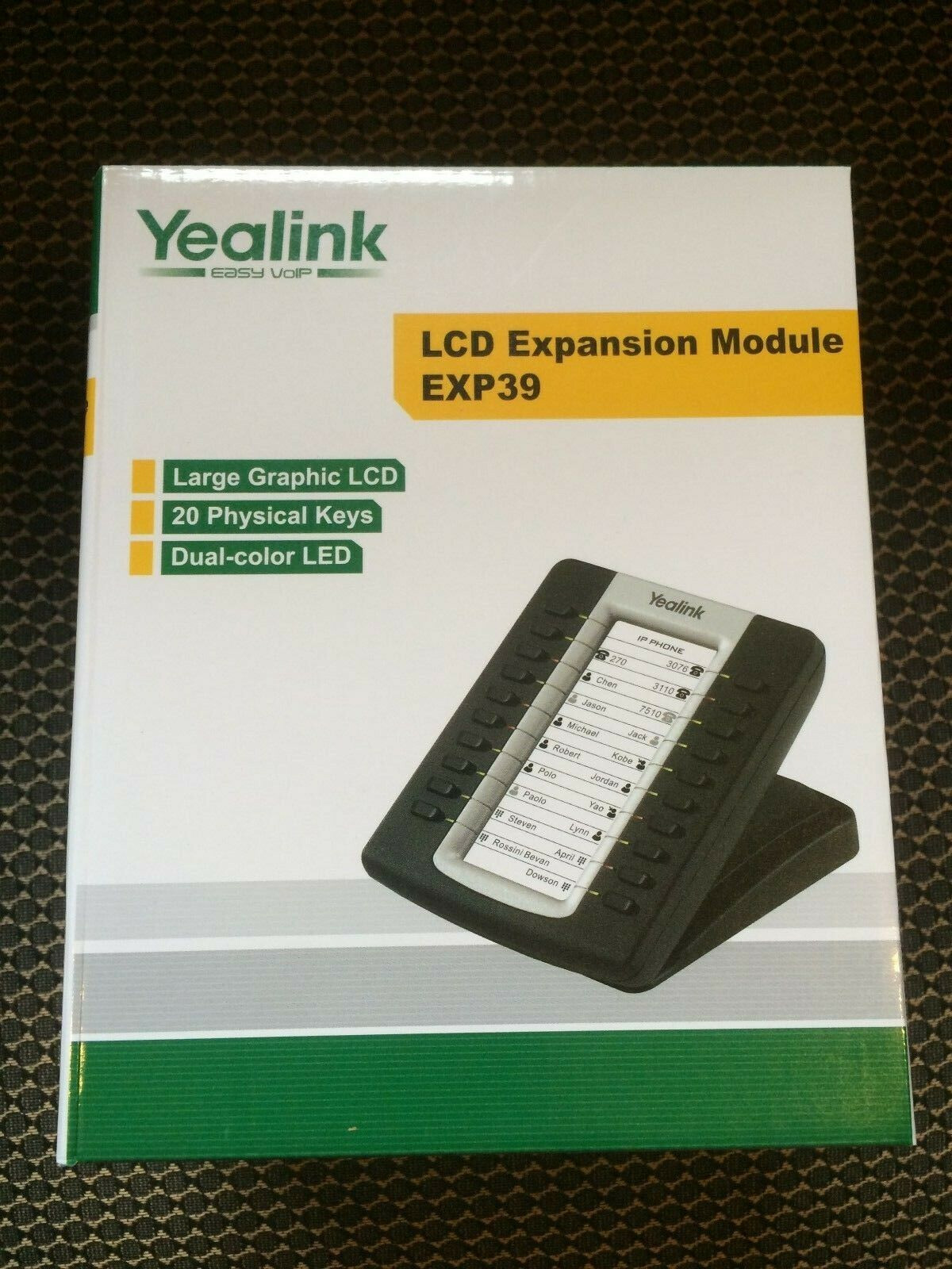 Yealink LCD Expansion Module EXP39 - Brand New Never Used
