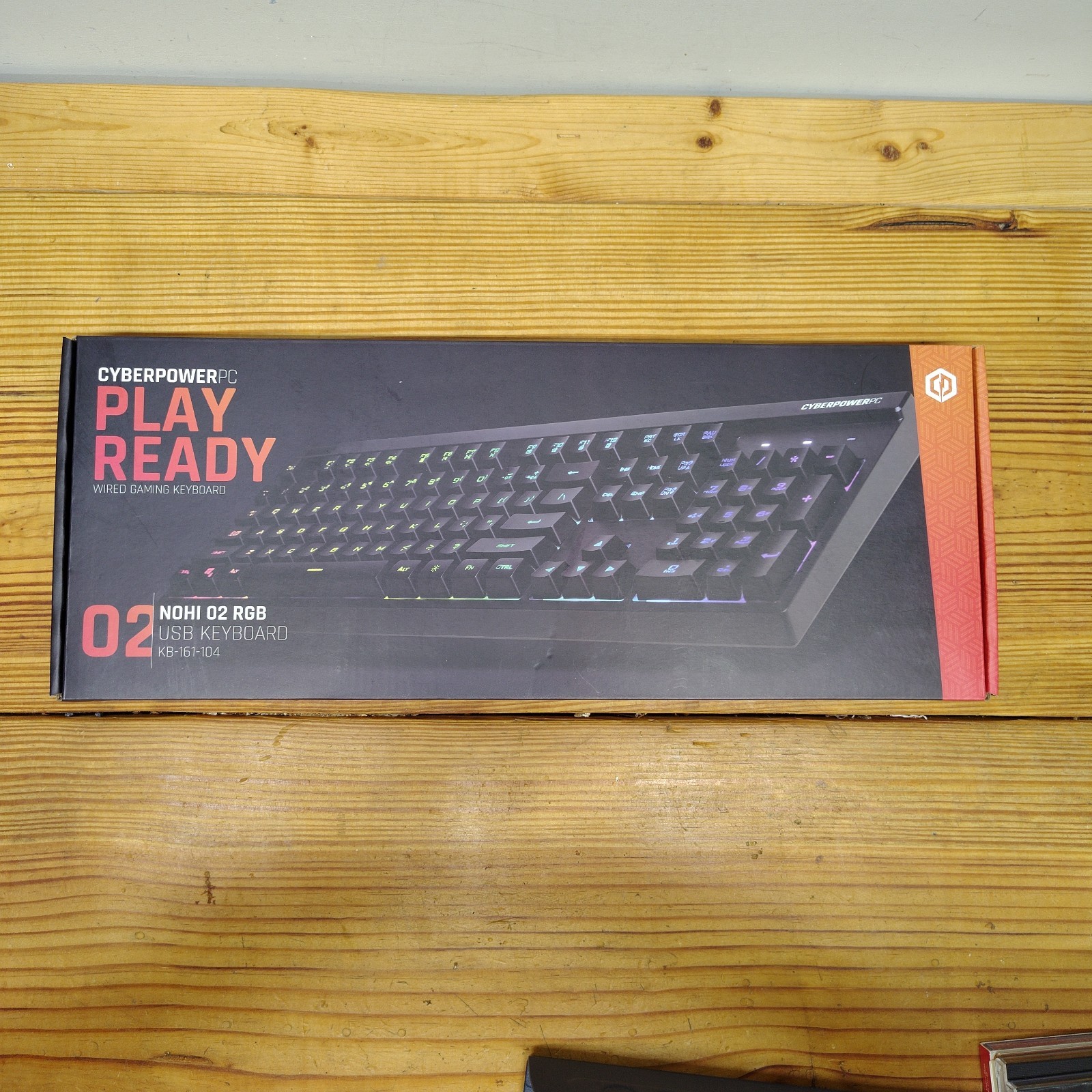 BRAND NEW: CyberPowerPC NOHI 02 RGB Wired USB Gaming Keyboard RGB LED Black 