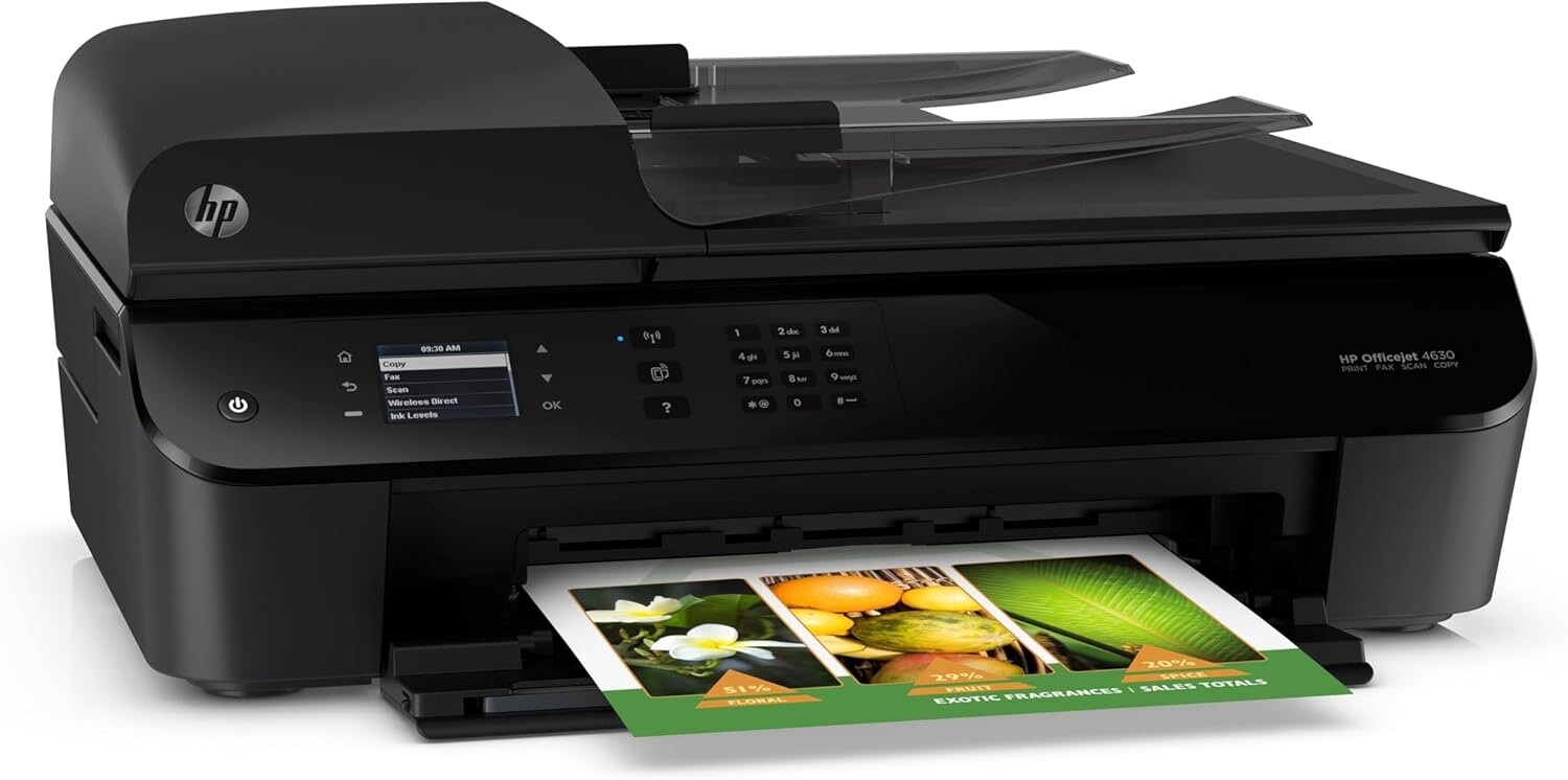 RE_NEWED HP OfficeJet 4635 All-in-One Wireless Printer #B4L04A