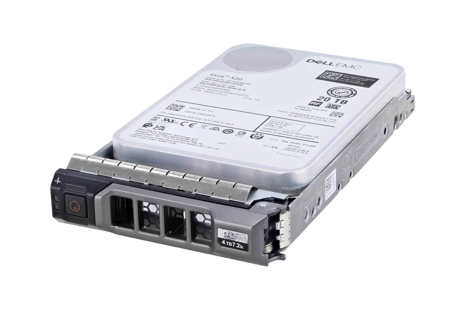 Dell 20TB SATA 3.5" 6G Ref Hard Drive WDVF4, ST20000NM008D | 1 Year Warranty