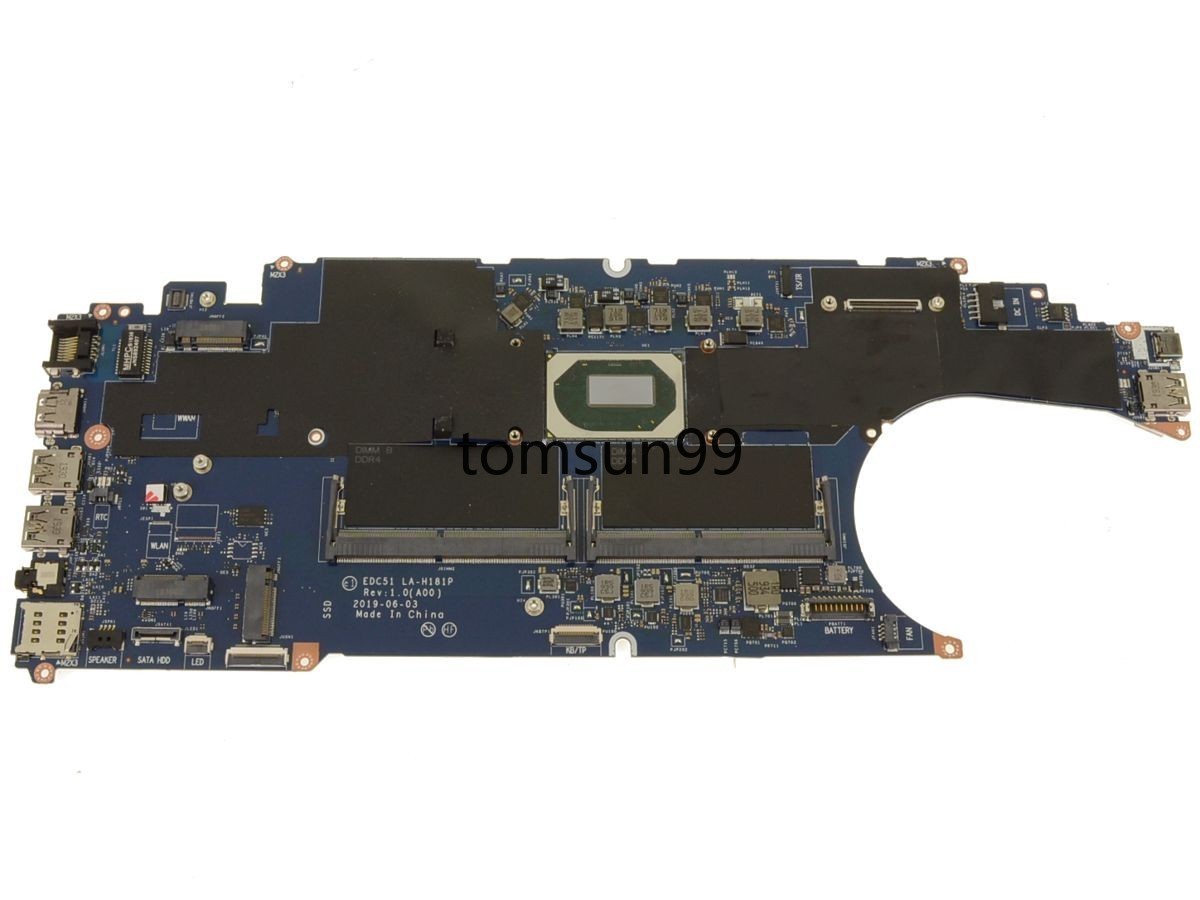 For Dell Latitude 5501 Motherboard LA-H181P GWDNC 0GWDNC W/ i7-9850H CPU