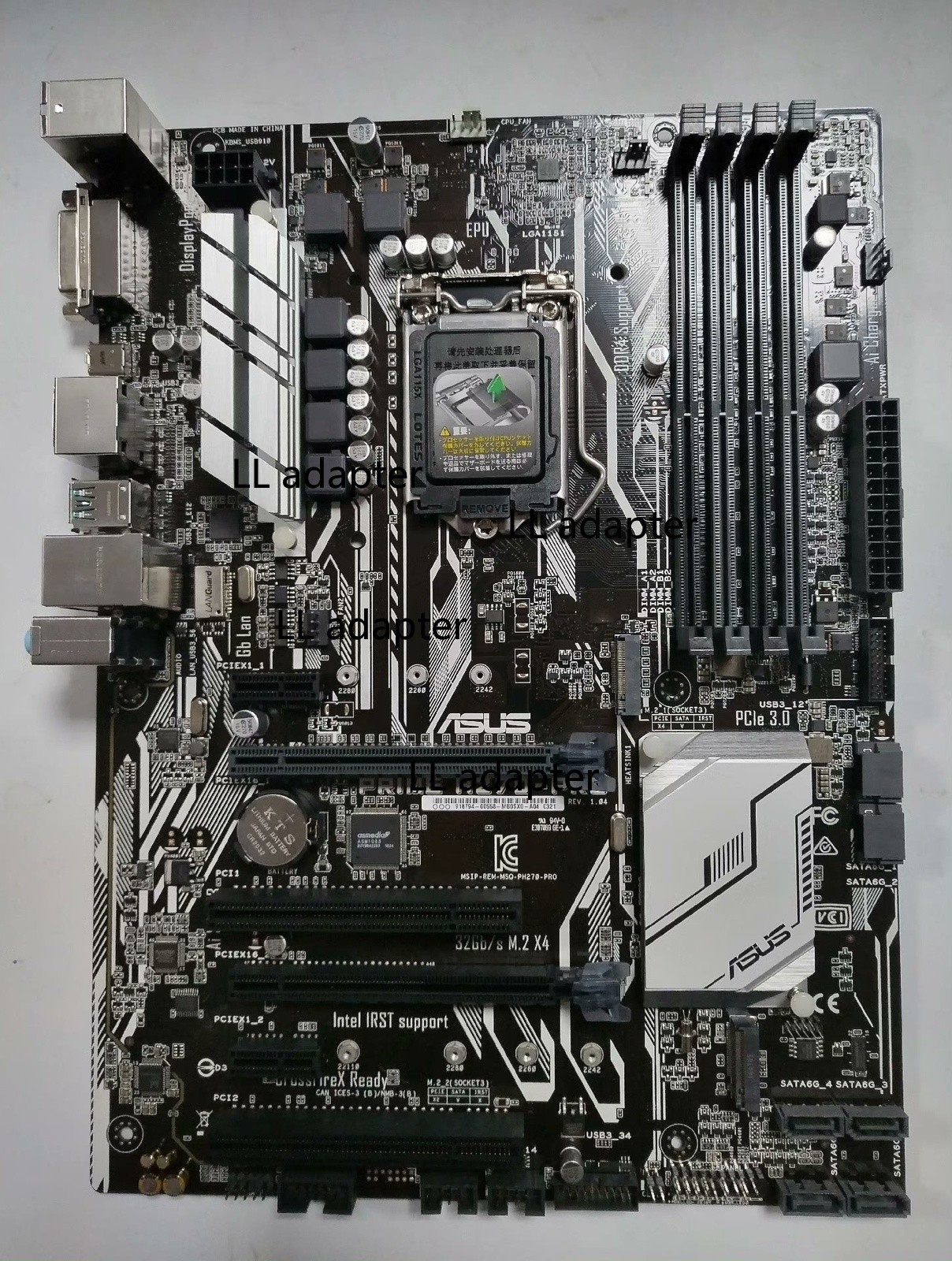 FOR ASUS PRIME H270-PRO DDR4*4 64GB LGA 1151 HDMI DVI Display Port Motherboard
