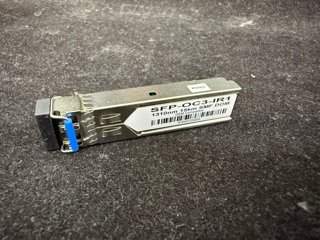 **NEW** Cisco Compatible SFP-OC3-IR1 15km 1310nm Optical Transceiver