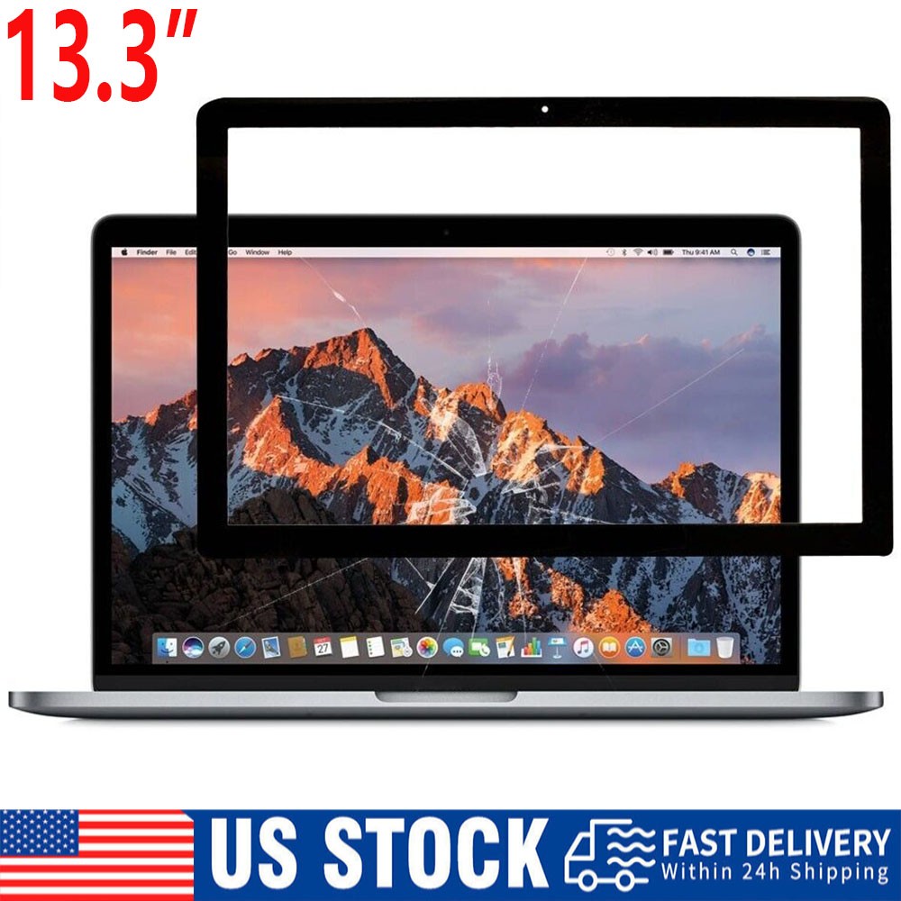 For MacBook Pro 13.3" 13" A1278 Front LCD Glass Screen Replacement Par A1278 NEW