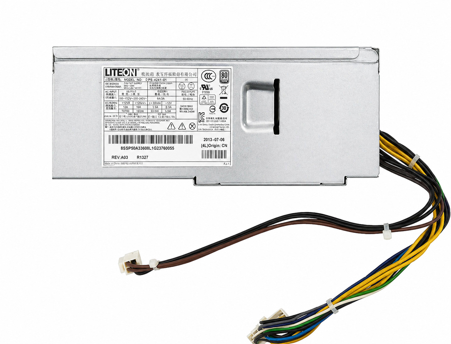Lite-On PS-4241-01 240W 80+ Bronze SFF Desktop Power Supply PSU Tested OEM