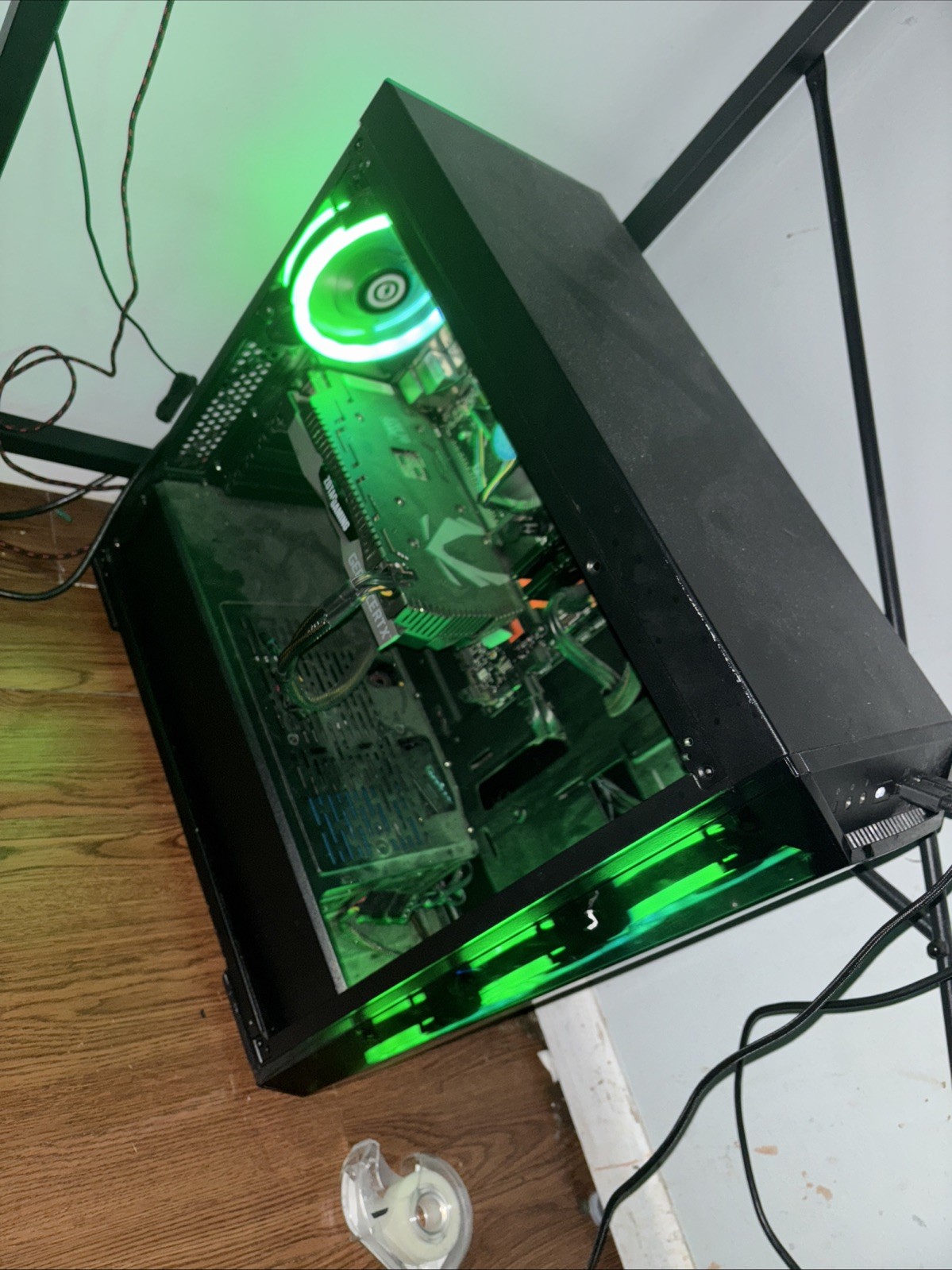 black pc with 2060  super TI great condition can run games a high fps just fine.