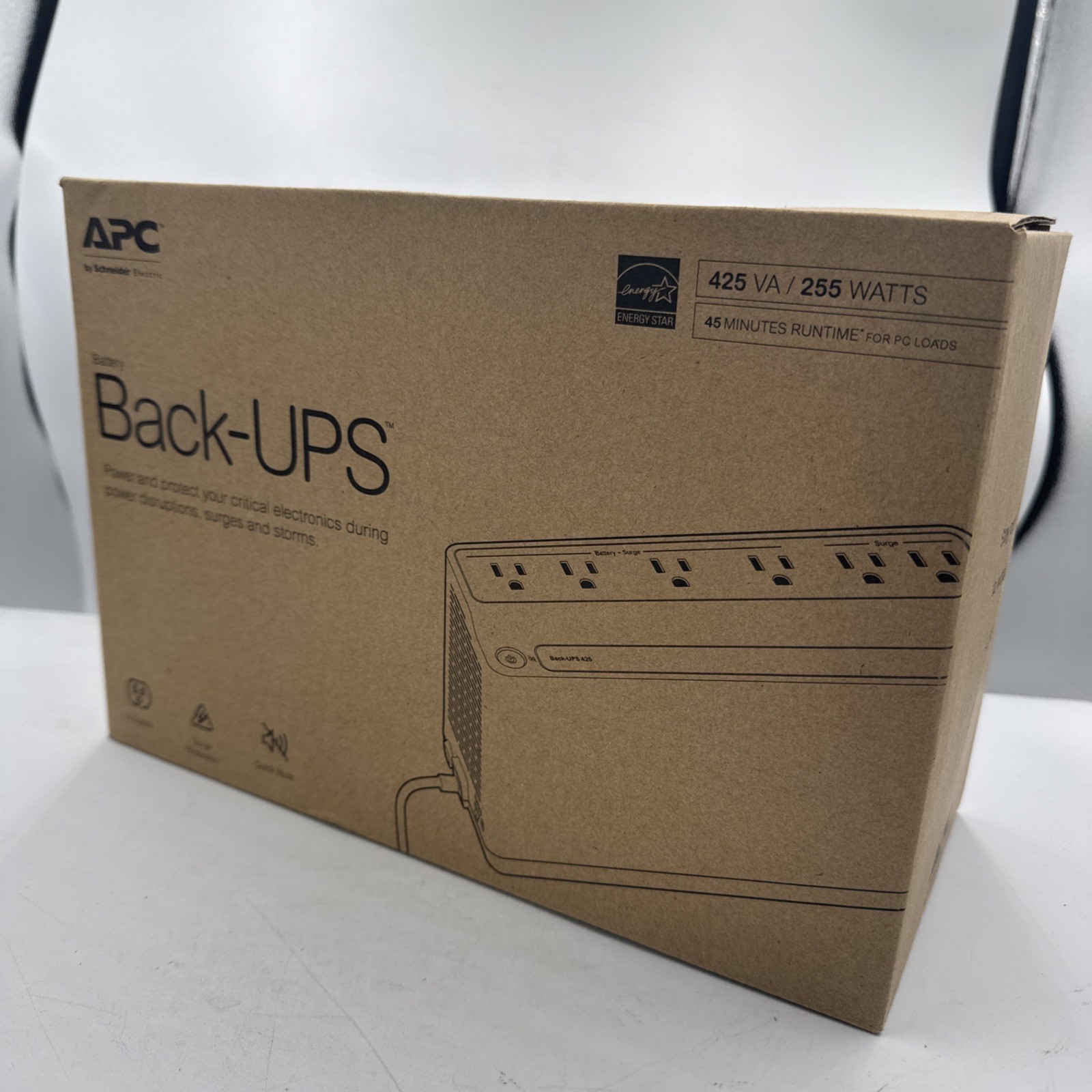 APC BACK-UPS ES 6-out 425VA 120V BE425M