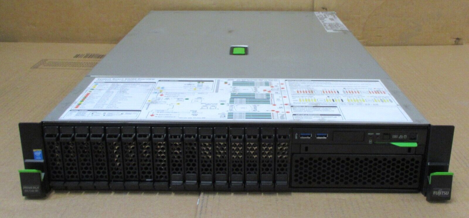 Fujitsu Primergy RX2540 M1 2x 6C E5-2620v3 2.40GHz 128GB 8 x 2.5