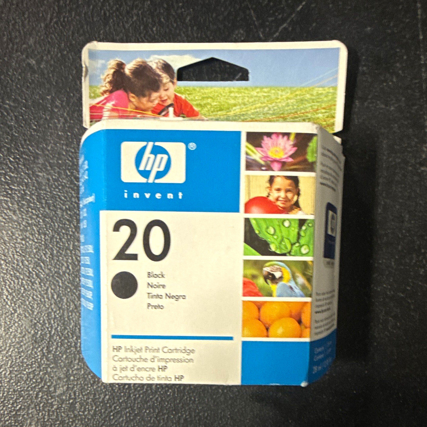 HP 20 Genuine/Original Black Inkjet Print Cartridge C6614D for HP Printers