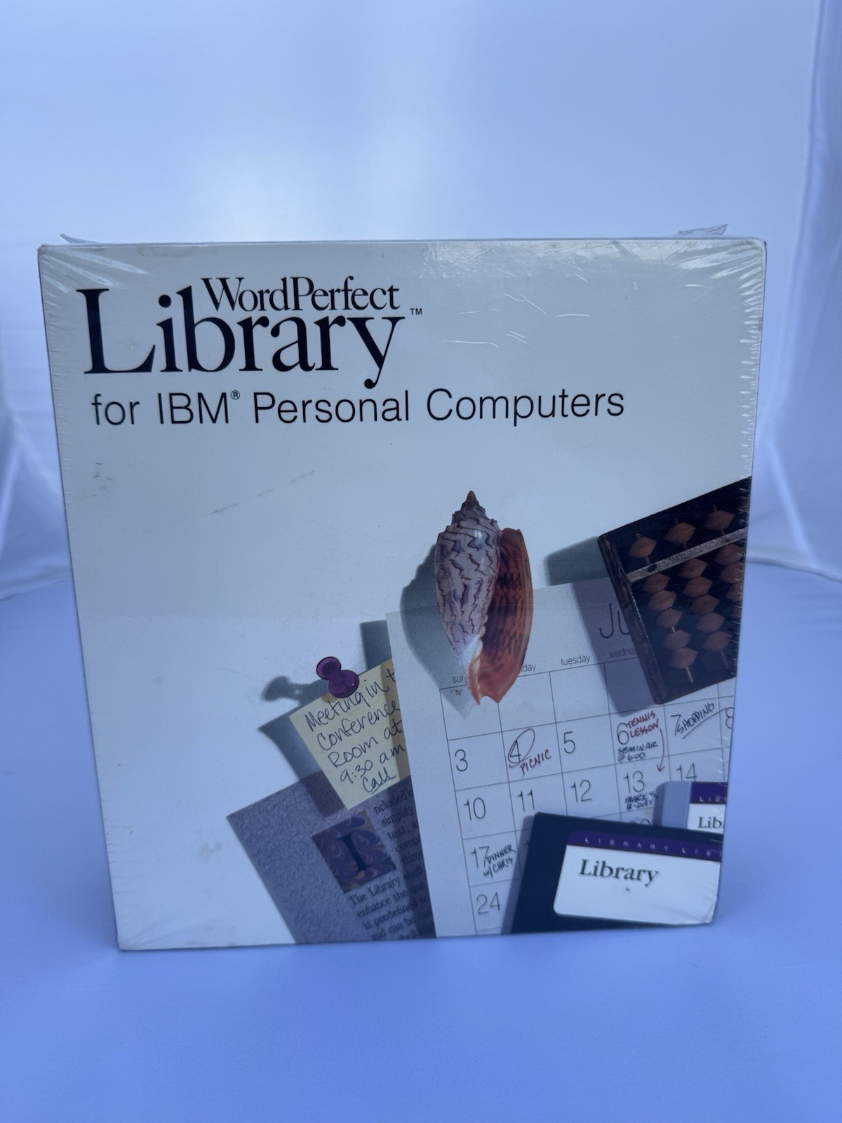 VTG Word Perfect DOS Version 3.0 IBM Personal CPU Floppy Disk Software Sealed