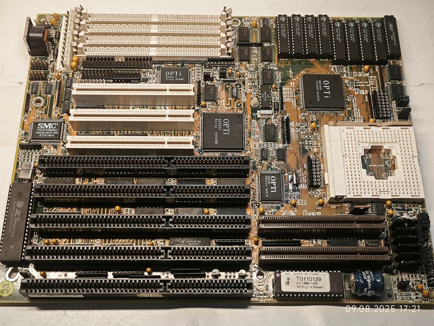 *Restoration LOT* Socket 3 TMC/Megastar PCI48PG4 V1.10 PCI/ISA Motherboard