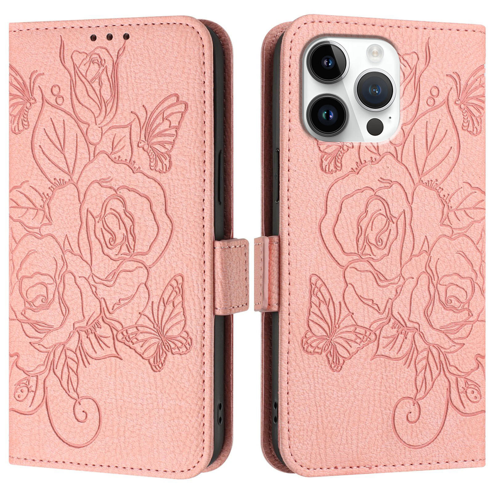 Leather Rose Wallet Cover Case For Itel A90 A80 P55 S24 Sony Xperia 1 5 10 VII