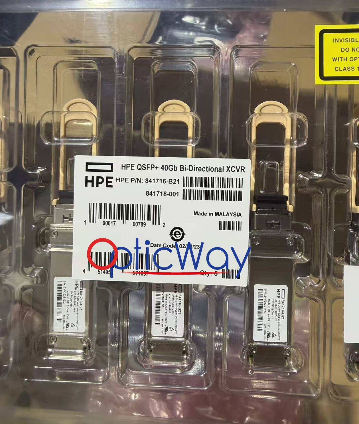 HPE 841716-B21 QSFP+ 40Gb BIDi  XCVR  841718-001  868243-001