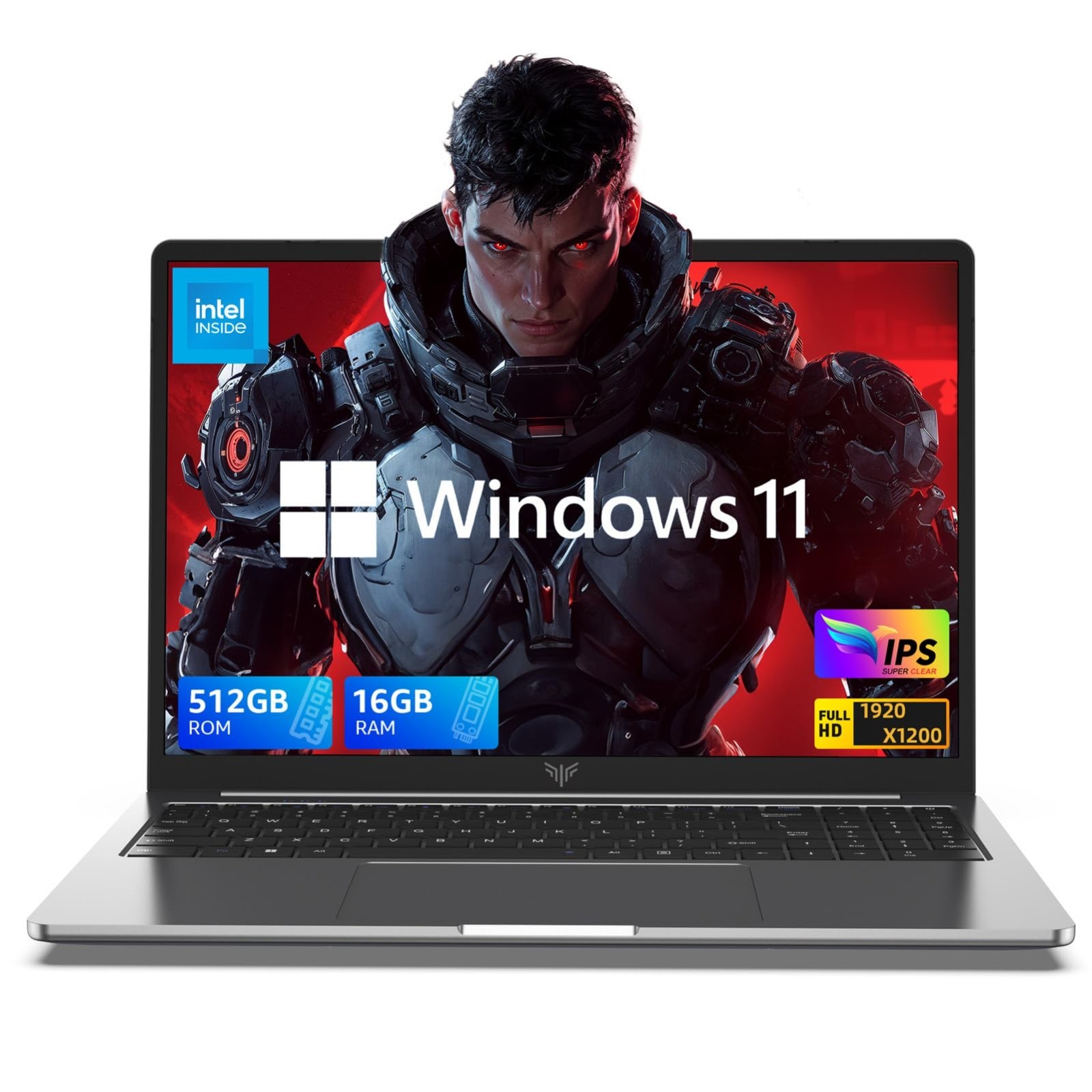 KAIGERR Laptop, 16GB DDR4 512GB SSD Laptop Computer, 16.0inch Windοws 11 Laptop 