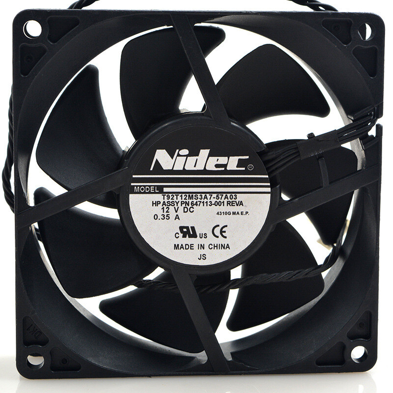 1PCS NEW 647113-001CPU Fan 4pin For HP Z800 WORKSTATION Server T92T12MS3A7-57A03