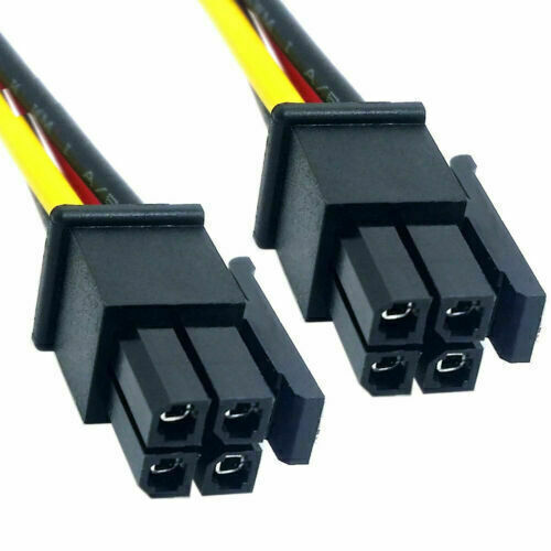 ATX Molex Micro Fit Connector 4Pin Male to Male Power extension Cable Micro-Fit