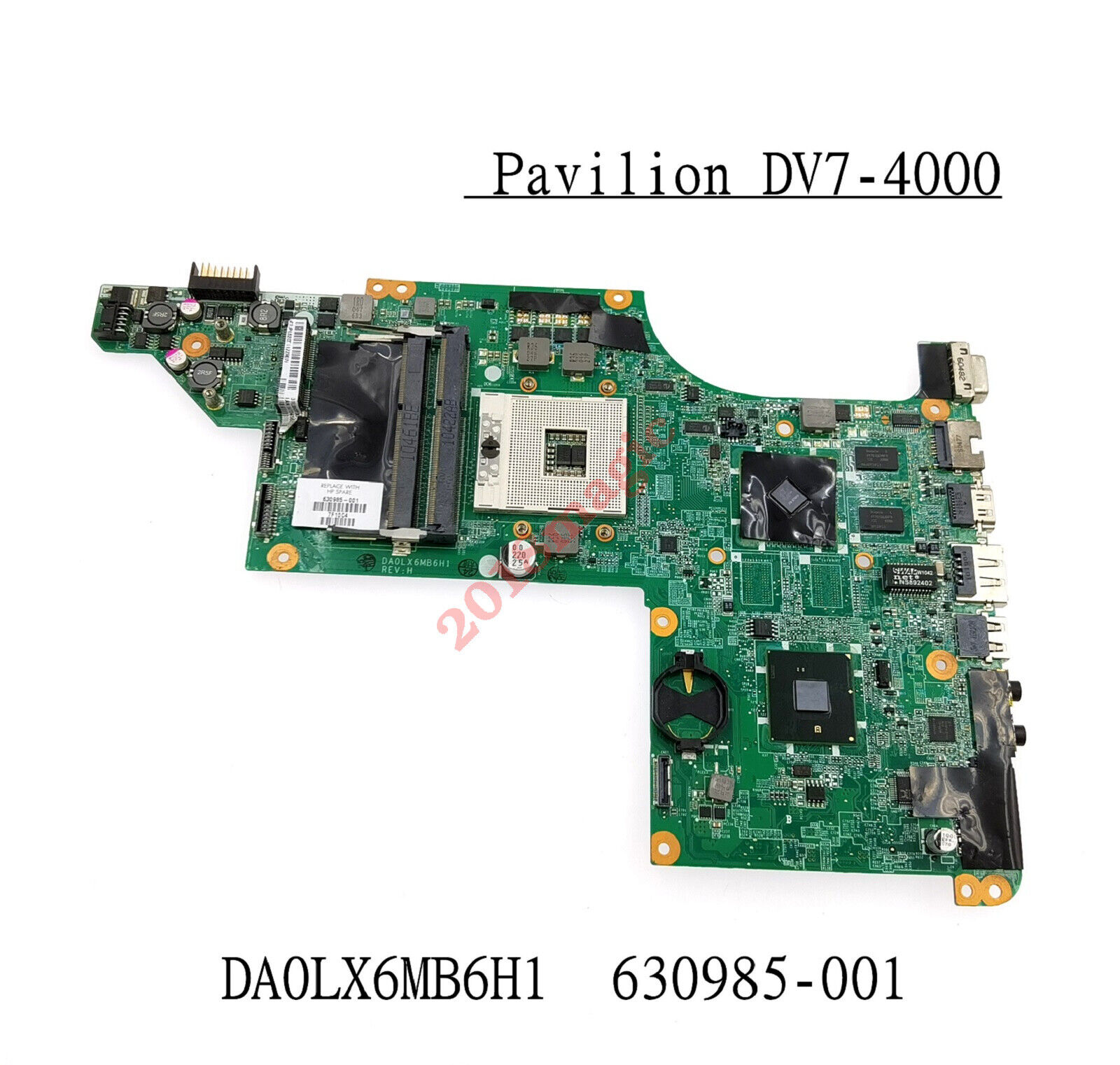 For HP DV7-4000 Intel HM55 Motherboard 630985-001 DA0LX6MB6H1 Test 