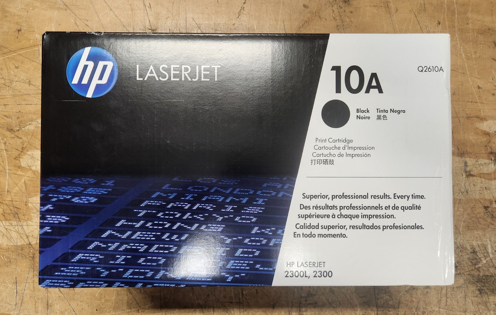 Genuine HP 10A Black Print Cartridge for LaserJet 2300L, 2300 (Q2610A)