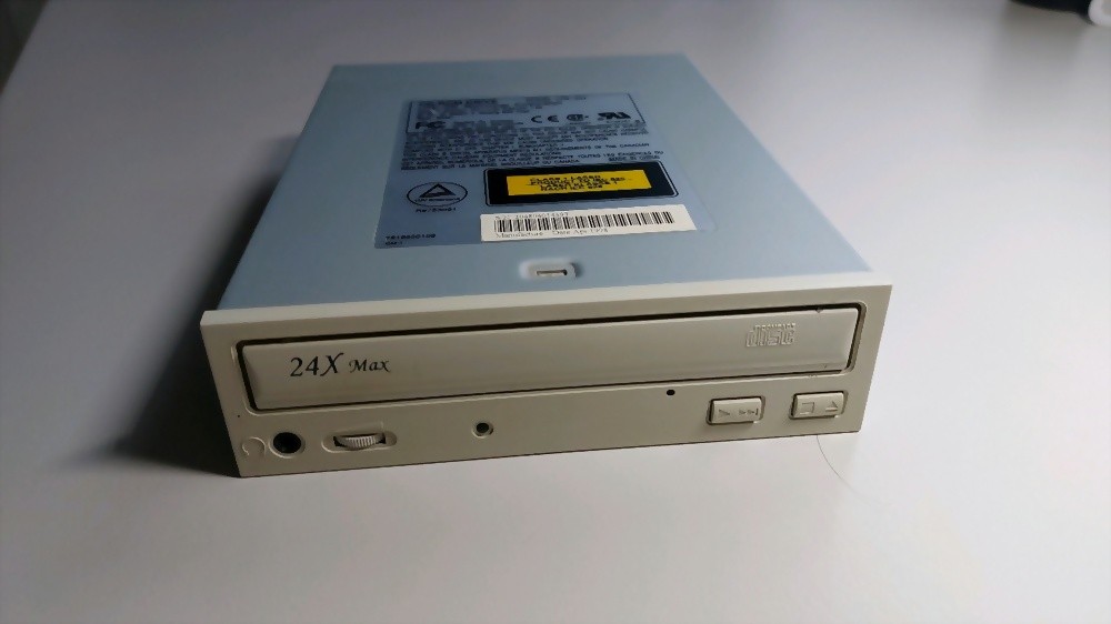 Lite-On LTN-244 CD-ROM Drive Vintage ODD Device 24x High Speed Internal Beige