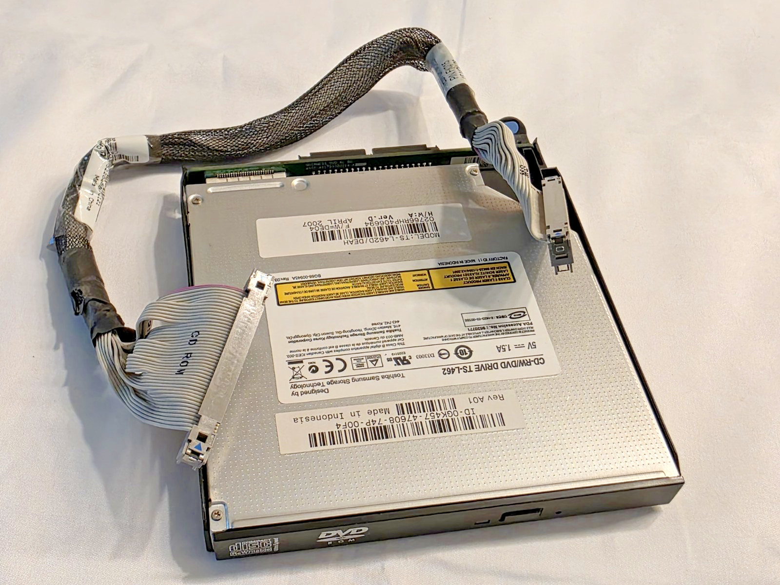 Dell Toshiba Samsung TS-L462 TS-L462D CD-RW/DVD Optical Drive