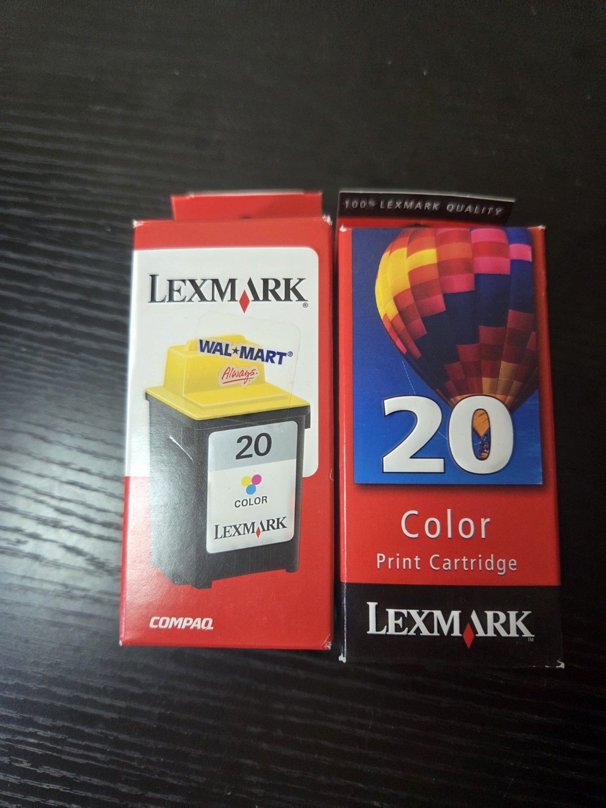 2 pack Lexmark 20 Color Ink Cartridge GENUINE NEW in original packaging