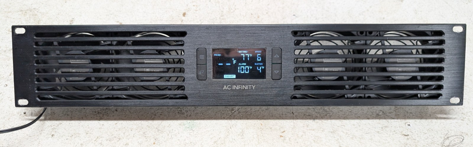 AC Infinity AI-CP2L CLOUDPLATE T7 Rack Cooling Fan System with power adapter