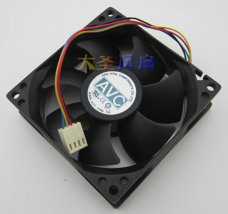 For AVC 8CM 4-wire CPU Ball Fan PWM Speed Control DS08025T12 HP028 0.30A