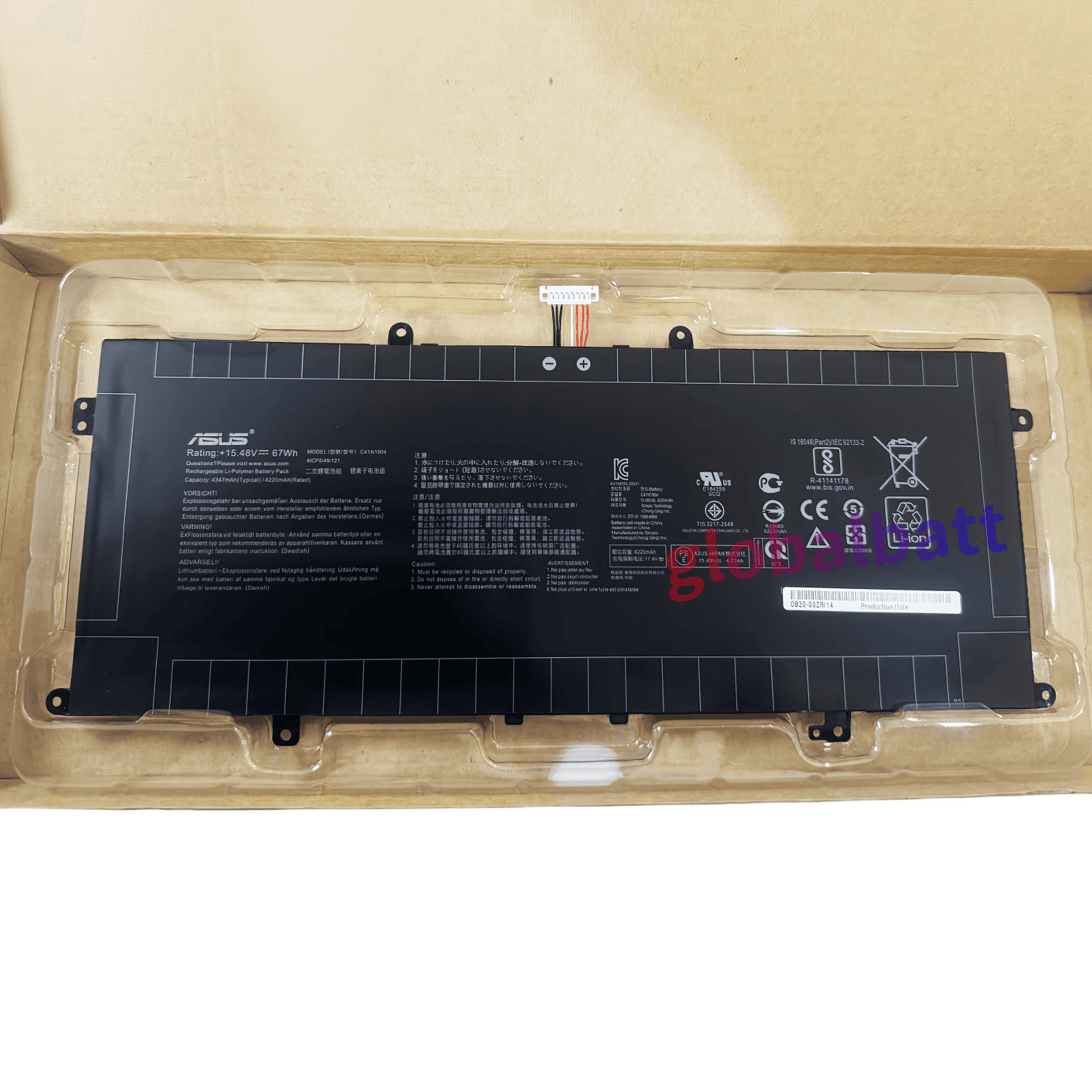 New Genuine C41N1904 Battery for Asus ZenBook 13 BX325JA UM325SA UM325UA UX325EA