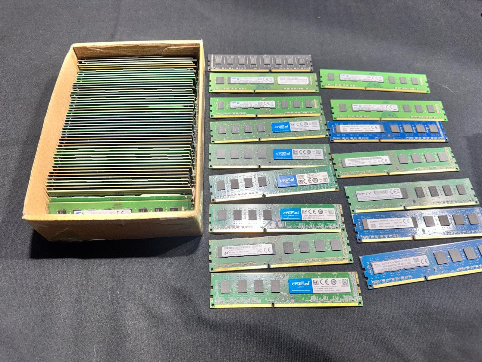 Lot of 50 ~Mixed Brands 8GB PC3/PC3L Desktop DDR3 Memory RAM (Non-ECC) ~Tested