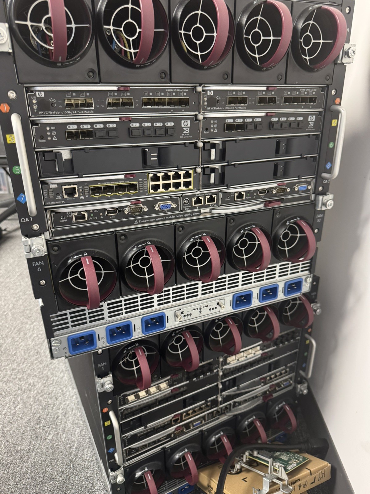 HPE C7000 Blade Chassis Enclosure 