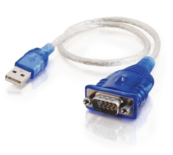 USB-A to DB9 Male Serial Adapter [ NEW ] Model 26886, 1.5 Ft
