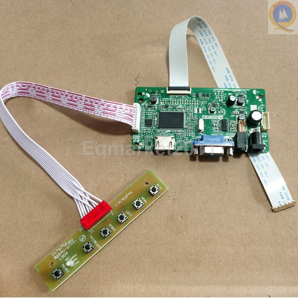 VGA HD-MI LCD Monitor Controller Board Kit for LP156WF4 SPB1 SPH2 SPH3 SPJ1 SPL1