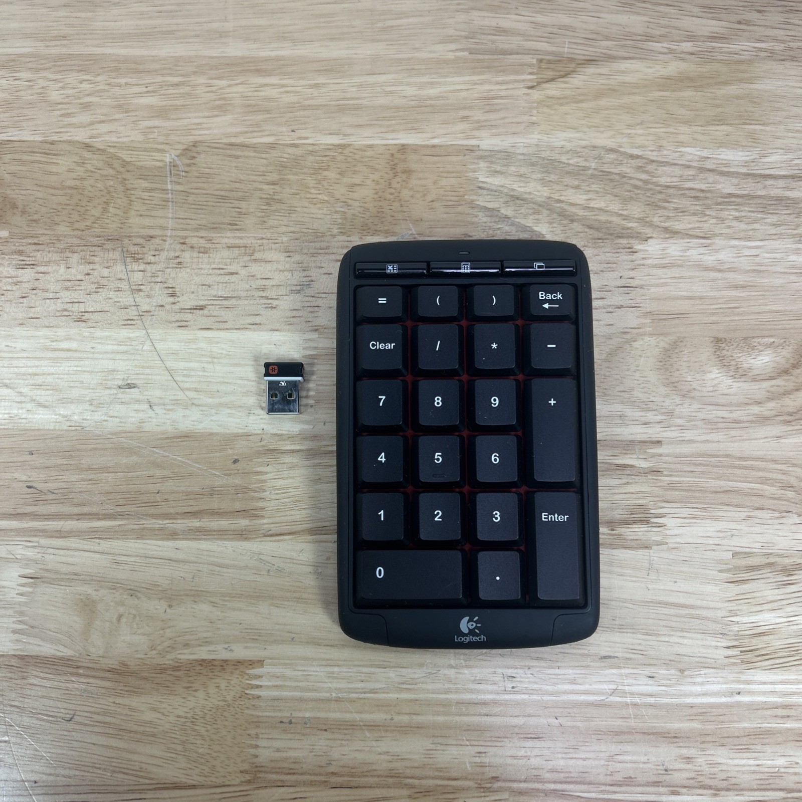 Logitech N305 Wireless Number Pad Keypad With Unifying Dongle OEM Tested